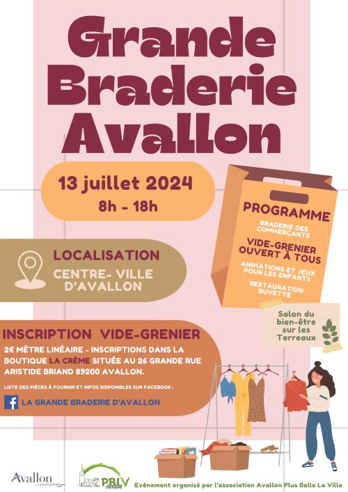 Braderie 13 juillet 2024